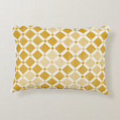 黄色いNantucketのクジラの旗の枕 アクセントクッション (裏面)