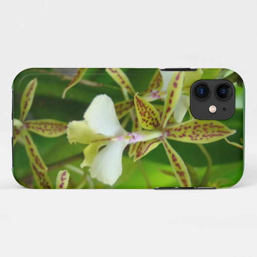 黄色いOrquid Case-Mate iPhoneケース (裏面(横))