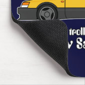 黄色いsaabmarineのmousepad マウスパッド (コーナー)