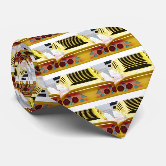 黄色いVette ネクタイ (ロール)