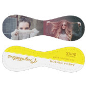 黄色おめでとう卒業2写真 ソフトボール (パネル)