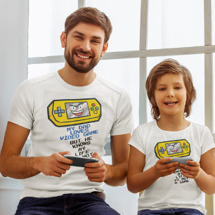 黄色おもしろいいポータブル父の日の挨拶ホワイト Tシャツ