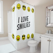 黄色おもしろいのMIX + your backg.&アイディア シャワーカーテン (インサイチュ)