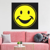 黄色おもしろい+背中。&アイディア キャンバスプリント (インサイチュ (リビング))