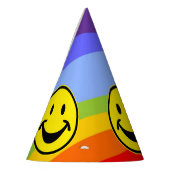 黄色おもしろい+背中。&アイディア パーティーハット (左)