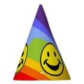 黄色おもしろい+背中。&アイディア パーティーハット (右)