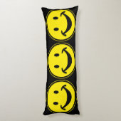 黄色おもしろい+背中。&アイディア ボディピロー (裏面 (縦))