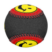 黄色おもしろい+背中。&アイディア 野球ボール (裏面)