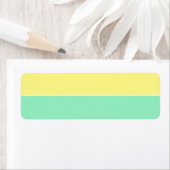 黄色およびシーフオムストレージ団体や組織 空白の ラベル (インサイチュ)