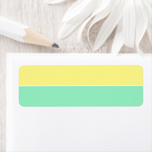 黄色およびシーフオムストレージ団体や組織 空白の ラベル (インサイチュ)