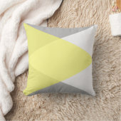 黄色および灰色の恋人 クッション (ブランケット)