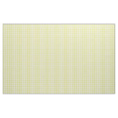 黄色および白く千鳥格子ので幾何学的なパターン ファブリック (ヤード)