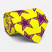 黄色および紫色のタイ ネクタイ (ロール)
