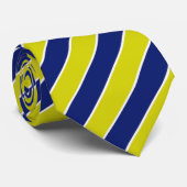 黄色および青い縞 ネクタイ (ロール)
