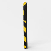 黄色および黒いシェブロン Case-Mate iPhoneケース (裏面/左)