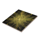 黄色および黒いフラクタル タイル (側面)