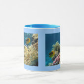 黄色および黒い蝶魚 マグカップ (中央)