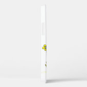 黄色お洒落い花が咲き乱れたかわいいハッピーネコ Case-Mate iPhoneケース (裏面 / 右)