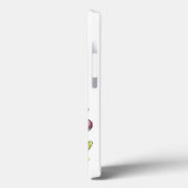 黄色お洒落い花が咲き乱れたかわいいハッピーネコ Case-Mate iPhoneケース (裏面 / 左)