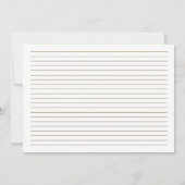 黄色お洒落のヒマワリのメイスンジャーレシピカード (裏面)