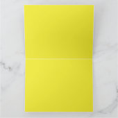 黄色からオレンジ色へのグラデーションのブレンド カード (内部)