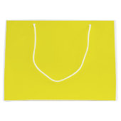 黄色からオレンジ色へのグラデーションのブレンド ラージペーパーバッグ (正面)