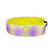 黄色から紫のダイヤモンドパターンのグラデーション アスレチックヘッドバンド (右)