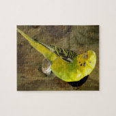 黄色かわいらしのインコ ジグソーパズル (横)