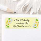 黄色かわいらしの水仙 ラベル (インサイチュ)