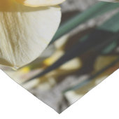 黄色かわいらし春紅斑花 ショートテーブルランナー (コーナー)