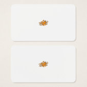 黄色がかったオレンジ、オレンジ色の黄色の装飾 (正面&裏面)