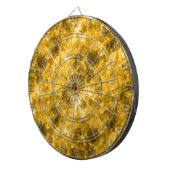 黄色くしゃくしゃしたテクスチャ ダーツボード (正面右)