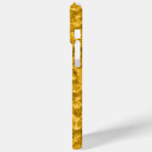 黄色くしゃくしゃしたテクスチャ Case-Mate iPhoneケース (裏面 / 左)