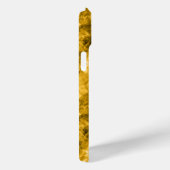 黄色くしゃくしゃしたテクスチャ Case-Mate iPhoneケース (裏面 / 右)