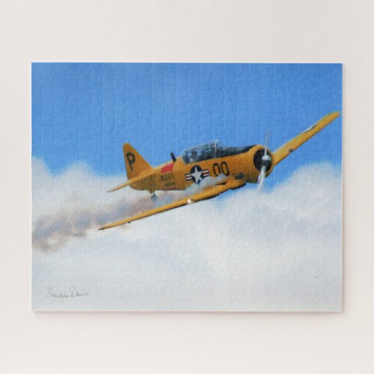 黄色く平らなパズル ジグソーパズル (横)