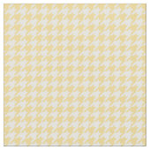 黄色く白く千鳥格子のなパターン生地 ファブリック (クローズアップ)