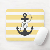 黄色く航海のないかり マウスパッド (マウス)