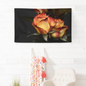 黄色く赤いバラ 横断幕 (インサイチュ)