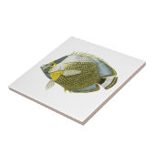 黄色く青い蝶魚no.11。 家の装飾 タイル (側面)