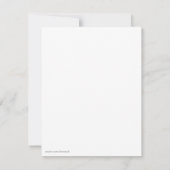 黄色く黒い水玉模様の招待状 招待状 (裏面)