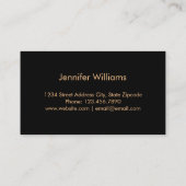 黄色く、ピンクの水彩画の名刺 名刺 (裏面)