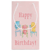 黄色く、ピンク、青椅子に関係します スモールペーパーバッグ (裏面)