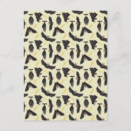 黄色こうもり ポストカード (正面)