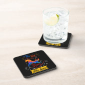 黄色この少女は彼女の馬を愛している コースター (右側)