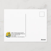 黄色ごみトラック#130704はがき ポストカード (裏面)