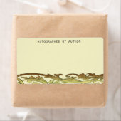 黄色でサインされた作家 ラベル (インサイチュ)