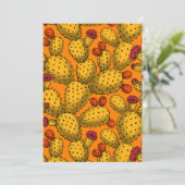 黄色で咲くオプンティア (スタンド正面)