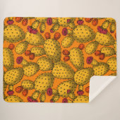 黄色で咲くオプンティア シェルパブランケット (正面(横))