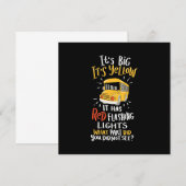 黄色で大きなスクールバスだ 招待状 (正面/裏面)