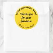 黄色で購入していただき、ありがとうございます ラウンドシール (バッグ)